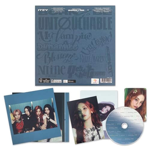 ITZY - [BORN TO BE] (Special Ver. - Mr. Vampire Ver.) Envelope + CD-R + Photocard + Mini Poster + Squard Photo Card + Lyric Paper + Poster + Itzy Photocard + 2 Pin Badges + 4 Extra Photocards von JYP Ent.