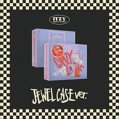 ITZY CRAZY IN LOVE The 1st Album SPECIAL EDITION ( JEWEL CASE Ver. ) 1ea CD+1ea Jewel Case+32p Photo Book+1ea Lyric Paper+2ea Photo Card+1ea Concept Film+ITZY STORE GIFT CARD SET von JYP Ent.