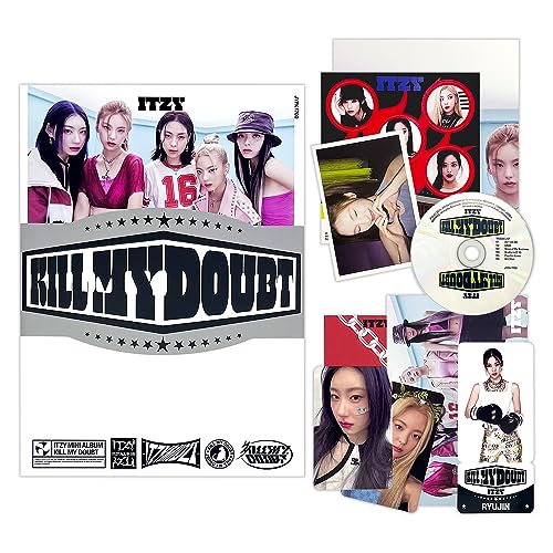 ITZY - [KILL MY DOUBT] (PHOTOBOOK C Ver.) Photobook + Champion Belt + Photocards + Lyric Book + Postcard + Ticket + CD-R + Circle Photocard + ITZY PIC + Poster + 2 Pin Badges + 4 Extra Photocards von JYP Ent.