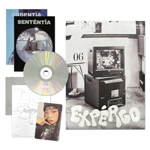 NMIXX - 1st EP [expérgo] (Standard Ver. - A) Envelope + Photo Book + CD & CD Envelope + DOT-TO-DOT Postcard + Lyrics Card Set + Photo Card + 2 Pin Button Badges von JYP Ent.