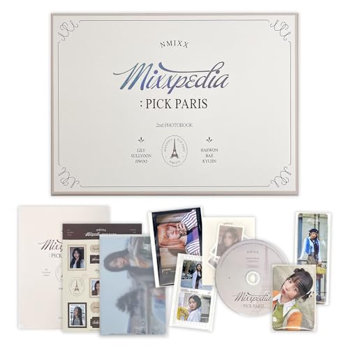 NMIXX - 2nd PHOTOBOOK [MIXXPEDIA : PICK PARIS] Photobook + Making DVD + Bookmark + Pyrophotograph + ID Picture + Film Photo + Photocard + Photo Sticker + Selfie Photocard + 2 Pin Badge von JYP Ent.