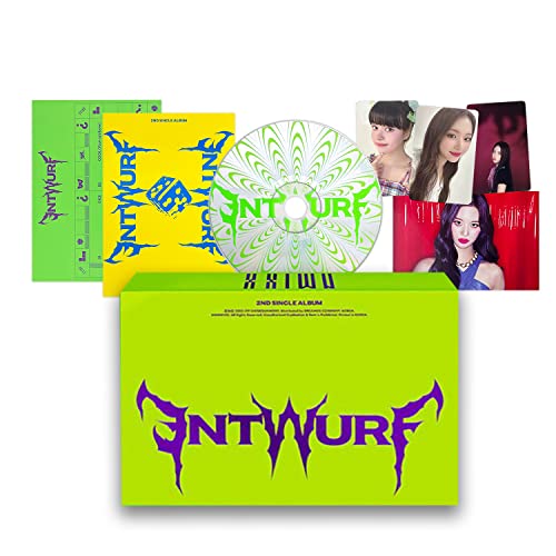 NMIXX - 2nd Single Album [ENTWURF] (Limited Ver.) Out Box + Pop-Up + Lyrics Card + Photo Book + CD-R + Post Card + Photo Card + Lenticular Card + 2 Pin Button Badges von JYP Ent.