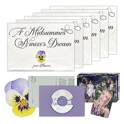 NMIXX - 3rd Single Album [A Midsummer NMIXX’s Dream] (DIGIPACK Ver. - RANDOM Ver.) Envelope + CD-R + Invitation Card + Postcard + Photo Card + Lyrics Paper + 2 Pin Button Badges von JYP Ent.