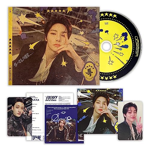 STRAY KIDS - [★★★★★ (5-STAR)] (Digipack Ver. - I.N VER.) Paper Case + Photobook + CD-R + Lyrics Paper + Photocard + Mini Folded Poster + Photocard + 1 Hologram Photocard von JYP Ent.