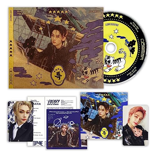 STRAY KIDS - [★★★★★ (5-STAR)] (Digipack Ver. - LEE KNOW VER.) Paper Case + Photobook + CD-R + Lyrics Paper + Photocard + Mini Folded Poster + Photocard + 1 Hologram Photocard von JYP Ent.