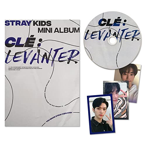 STRAY KIDS - [Clé : LEVANTER] (Clé ver.) Photobook & Special Page + CD-R + 3 QR Photocards + 2 Pin Button Badges von JYP Ent.