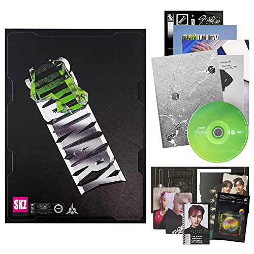 STRAY KIDS - Mini Album [ODDINARY] (FRANKENSTEIN Ver.) Package Box+Photobook+CD-R+Lyrics Paper+Photocards+ID Photocard+Mini Poster+Sticker+Character Art Book+Pop-Up Invitation Card+P.O.B von JYP Ent.