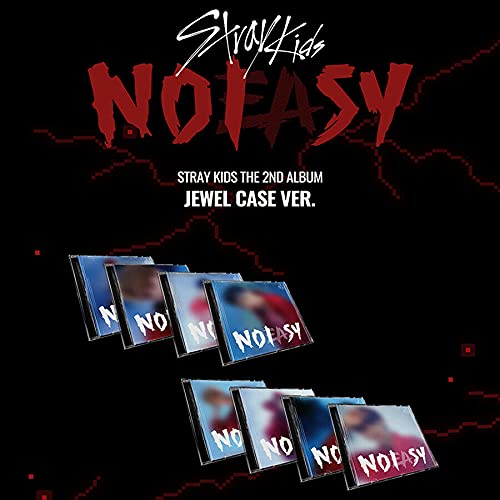 STRAY KIDS NOEASY 2nd Album JEWEL CASE RANDOM VER. 1ea CD+1ea FOLDED POSTER+20p Photo Book+1ea Photo Card+1ea Sticker+1ea Pre-Order Item+1 STORE GIFT CARD von JYP Ent.