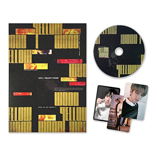 STRAY KIDS - Special Album [CLE 2 : YELLOW WOOD] (YELLOW WOOD Ver.) CD + Photobook + 3 QR Photocards + 2 Pin Button Badges von JYP Ent.