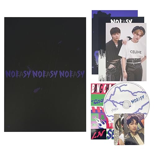 STRAY KIDS THE 2ND ALBUM - NOEASY [ Standard ver. / B Type ] Photobook + Lyrics Book + CD-R + Sticker + Unit Folded Poster + Photocards + Double Sided Photocard von JYP Ent.