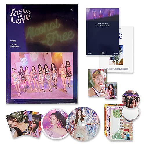 TWICE 10th Mini Album - Taste of Love [ Fallen Ver. ] Photobook + CD-R + Booklet + Lenticular + Tasting Card + Coaster + Photocard von JYP Ent.