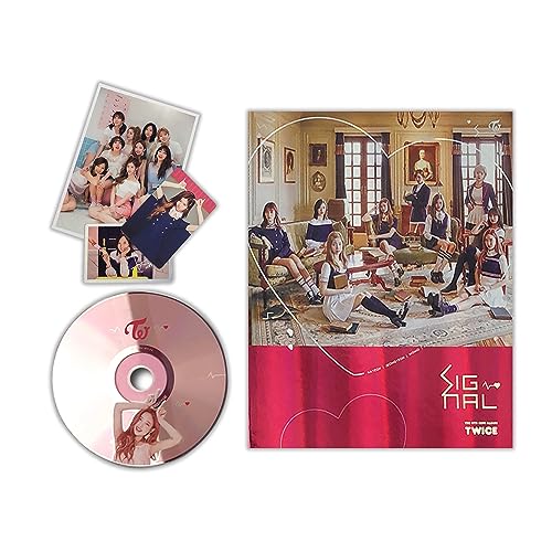 TWICE - 4th Mini Album [SIGNAL] (A Ver.) CD + Photobook + Photocard + Special Photocard + Photo + 2 Pin Button Badges von JYP Ent.