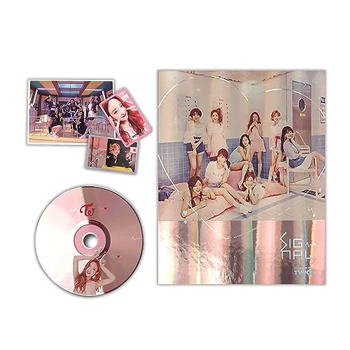 TWICE - 4th Mini Album [SIGNAL] (B Ver.) CD + Photobook + Photocard + Special Photocard + Photo + 2 Pin Button Badges von JYP Ent.