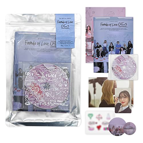 TWICE The 3rd Album - [ Formula of Love: O+T=<3 ] (Result file Ver.) Photobook + CD-R + Photocard + Twind Photo + Folded Poster von BOLYDOOM