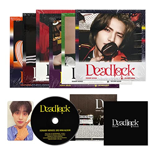 Xdinary-heroes - 3nd Mini Album [Deadlock] (COMPACT VER. - RANDOM) Out Box + CD-R + Photobook + Photocard + Folding Lyric Poster + 2 Pin Button Badges + 4 Extra Photocards von JYP Ent.