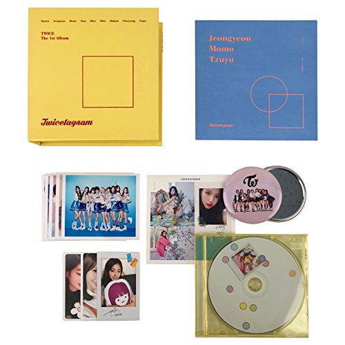 TWICE 1st Album - TWICETAGRAM [ B Ver. ] CD + Booklet + Cover Sticker + Photocards + Jewel Case + FREE GIFT / K-pop Sealed von JYP Entertainment
