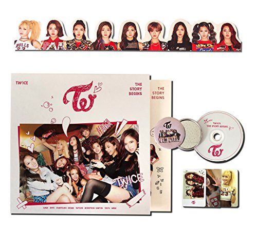 TWICE 1st Mini Album - [ THE STORY BEGINS ] CD + Photobook + Photocards + Garland + FREE GIFT / K-pop Sealed von JYP Entertainment