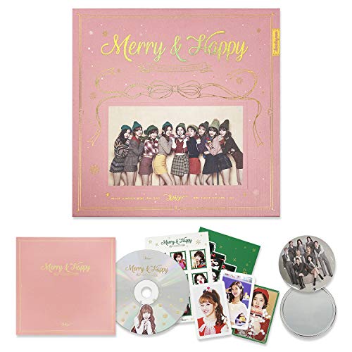 TWICE 1st Repackage Album - Merry & Happy [ HAPPY Ver. ] CD + Photo book + Photo card + Post card + Sticker / K-pop Sealed von JYP Entertainment