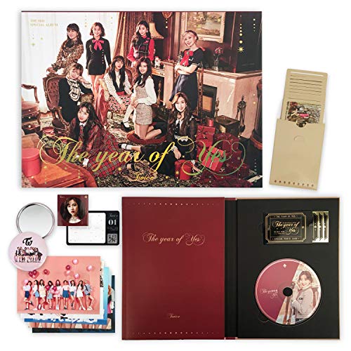 TWICE 3rd Special Album - THE YEAR OF YES [ A Ver. ] CD + Photobook + QR Code Card + Sticker + Photocard + OFFICIAL PHOTOCARDS SET + OFFICIAL POSTER + FREE GIFT / K-pop Sealed von JYP Entertainment