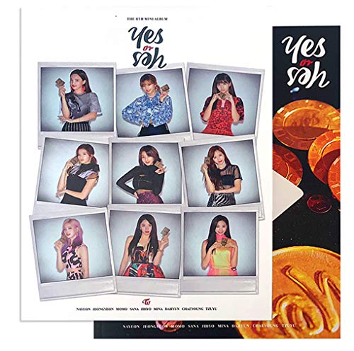 TWICE 6th Mini Album - YES OR YES [ B ver. ] CD + Photobook + Photocards + Yes or Yes Card + FREE GIFT von JYP Entertainment