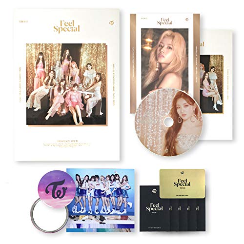 TWICE 8th Mini Album - FEEL SPECIAL [ A ver. ] CD + Photobook + Lyrics Paper + Photocards + FREE GIFT / Kpop Sealed von JYP Entertainment