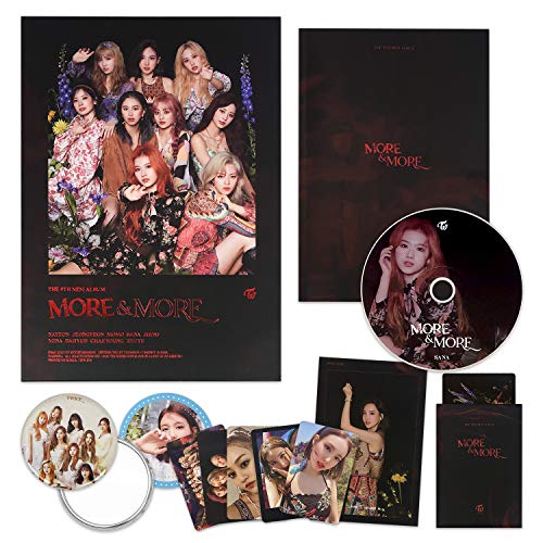 TWICE 9th Mini Album - MORE & MORE [ A Ver. ] CD + Photobook + Postcard + Coaster Card + Photocard / K-pop Sealed von JYP Entertainment