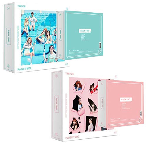 JYP Twice - Page Two (2nd Mini) [Random ver.] CD + 72 Photobook + 3 Photocards + Extra Photocards Set von JYP