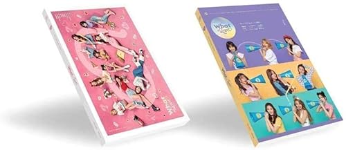 TWICE - WHAT IS LOVE? [A + B Ver] (5. Mini-Album) 2 CDs + offizielle Fotokarten + 2 Aufkleber + 5 doppelseitige Fotokarten von JYP