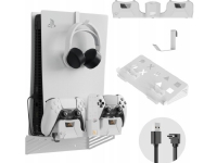 JYS Wandhalterung Aufhänger + Pad Ladegerät 2in1 für Sony PlayStation PS 5 / PS5 / PS5181 JYS Wandhalterung Aufhänger + Pad Ladegerät 2in1 für Sony PlayStation PS 5 / PS5 / PS5181 von JYS