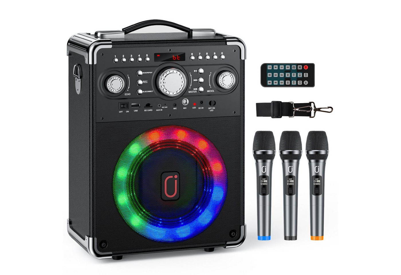 JYX Bluetooth-Lautsprecher Karaoke-Maschine Party Loud Essential Subwoofer Karaoke-Maschine JYX Bluetooth-Lautsprecher Karaoke-Maschine Party Loud Essential Subwoofer Karaoke-Maschine von JYX