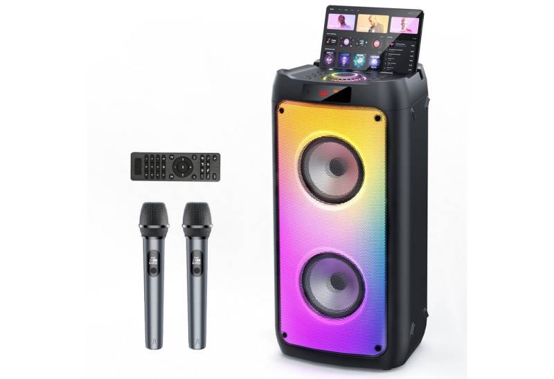 JYX Party Tragbare Karaoke Maschine Bluetooth-Lautsprecher Karaoke-Maschine (für Holiday Party) von JYX