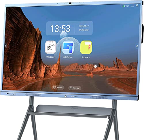 JYXOIHUB Smart Board, 65 Zoll All in One interaktives Whiteboard mit 4K UHD Touchscreen, Digitales elektronisches Whiteboard mit Dual System und 20MP Kamera für Klassenzimmer und Konferenzen von JYXOIHUB
