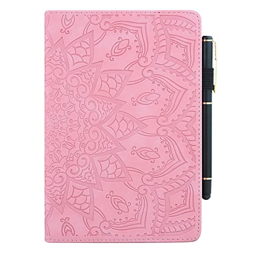 JZ Fall für Lenovo Tab P10 X705L X705F /Lenovo Tab M10 TB-X605L X605F Kunstleder Kickstand Tablet Soft Back Skin Case Klappständer (Without Pen ) -Rosa von JZ