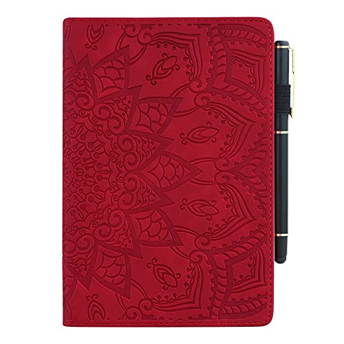 JZ Schutzhülle für Huawei MediaPad M5 21,3 cm (8,4 Zoll), Kunstleder, Standfunktion, Rot von JZ
