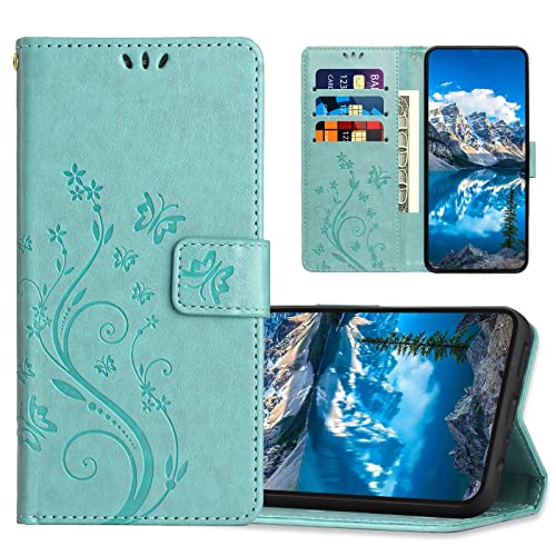 JZASES Hülle für Honor 90, PU Leder Handyhülle, Klappbar Prägung Brieftasche Stoßfeste Schutzhülle Kompatibel mit Honor 90, Grün JZASES Hülle für Honor 90, PU Leder Handyhülle, Klappbar Prägung Brieftasche Stoßfeste Schutzhülle Kompatibel mit Honor 90, Grün von JZASES