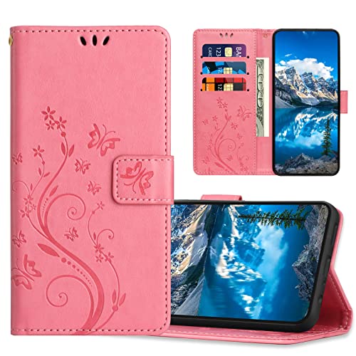JZASES Hülle für iPhone 12 Mini, PU Leder Handyhülle, Klappbar Prägung Brieftasche Stoßfeste Schutzhülle Kompatibel mit iPhone 12 Mini, Rosa JZASES Hülle für iPhone 12 Mini, PU Leder Handyhülle, Klappbar Prägung Brieftasche Stoßfeste Schutzhülle Kompatibel mit iPhone 12 Mini, Rosa von JZASES