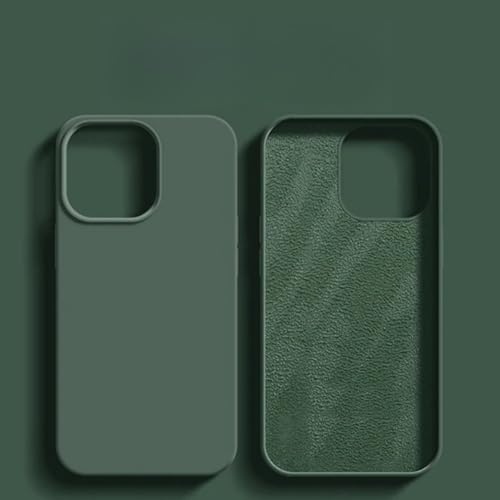 JZFDCLF Flüssigsilikon-Handyhülle für iPhone 13 14 11 12 15 Pro Max 15 Plus 15 14 Pro Max Stoßstangenhüllen Stoßfeste Softcover, D grün, für iPhone 15 Plus JZFDCLF Flüssigsilikon-Handyhülle für iPhone 13 14 11 12 15 Pro Max 15 Plus 15 14 Pro Max Stoßstangenhüllen Stoßfeste Softcover, D grün, für iPhone 15 Plus von JZFDCLF