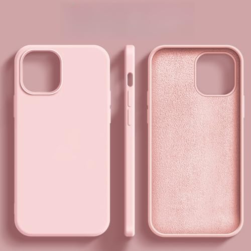 JZFDCLF Handyhülle für iPhone 16 15 11 12 13 14 Pro Max Luxus-Flüssigsilikonhüllen für 7 8 Plus X XS XR Stoßfeste Softcover, Pink, für iPhone 13 Mini JZFDCLF Handyhülle für iPhone 16 15 11 12 13 14 Pro Max Luxus-Flüssigsilikonhüllen für 7 8 Plus X XS XR Stoßfeste Softcover, Pink, für iPhone 13 Mini von JZFDCLF