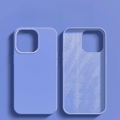 JZFDCLF Luxuriöse Flüssigsilikon-Handyhülle für iPhone 16 11 13 12 14 15 Pro Max Hüllen für iPhone 16 Pro Max Stoßfeste Schutzhülle, Lavendel, für iPhone 14 JZFDCLF Luxuriöse Flüssigsilikon-Handyhülle für iPhone 16 11 13 12 14 15 Pro Max Hüllen für iPhone 16 Pro Max Stoßfeste Schutzhülle, Lavendel, für iPhone 14 von JZFDCLF