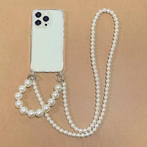 JZFDCLF Luxuriöse Perlenkette Crossbody Strap Stoßfeste Acryl-Lanyard-Handyhülle für iPhone 16 14 13 12 PRO 15 Pro Max X XS 7 8 Plus, A6, Für iPhone 15 Pro Max JZFDCLF Luxuriöse Perlenkette Crossbody Strap Stoßfeste Acryl-Lanyard-Handyhülle für iPhone 16 14 13 12 PRO 15 Pro Max X XS 7 8 Plus, A6, Für iPhone 15 Pro Max von JZFDCLF