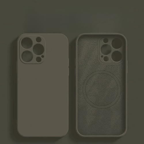 JZFDCLF Magnetische Hülle aus flüssigem Silikon für iPhone 15 14 12 11 13 Pro Max 15 Plus Zubehör für kabellose Ladeabdeckung, Y1, für iPhone 13 ProMax JZFDCLF Magnetische Hülle aus flüssigem Silikon für iPhone 15 14 12 11 13 Pro Max 15 Plus Zubehör für kabellose Ladeabdeckung, Y1, für iPhone 13 ProMax von JZFDCLF