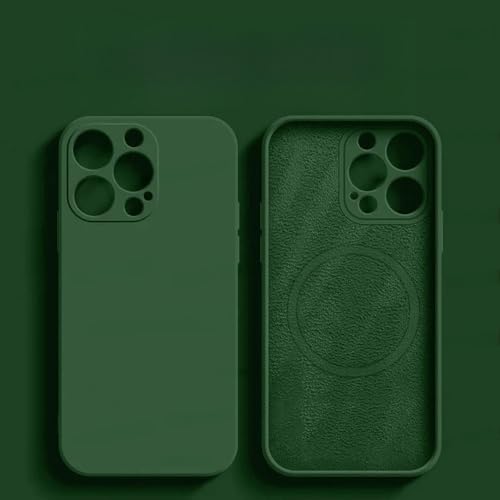 JZFDCLF Magnetische Hülle aus flüssigem Silikon für iPhone 15 14 12 11 13 Pro Max 15 Plus Zubehör für kabellose Ladeabdeckung, Y14, für iPhone 11 ProMax JZFDCLF Magnetische Hülle aus flüssigem Silikon für iPhone 15 14 12 11 13 Pro Max 15 Plus Zubehör für kabellose Ladeabdeckung, Y14, für iPhone 11 ProMax von JZFDCLF