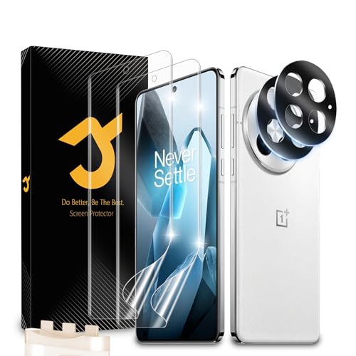 JZG 2+2 Stück für OnePlus 13 Schutzfolie, Flexible EPU-Folie + Kameraschutz, Selbstheilung in 10 Sekunden, Fingerabdruck-ID Unterstützen, Einfache Installation für OnePlus 13 5G JZG 2+2 Stück für OnePlus 13 Schutzfolie, Flexible EPU-Folie + Kameraschutz, Selbstheilung in 10 Sekunden, Fingerabdruck-ID Unterstützen, Einfache Installation für OnePlus 13 5G von JZG