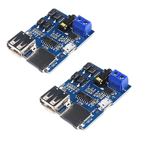 JZK 2 x MP3-Decoder-Board, MP3-Format, Decodierplatine, TF-Karte, U-Disk, MP3-Dekodierungs-Player-Modul mit Leistungsverstärker JZK 2 x MP3-Decoder-Board, MP3-Format, Decodierplatine, TF-Karte, U-Disk, MP3-Dekodierungs-Player-Modul mit Leistungsverstärker von JZK