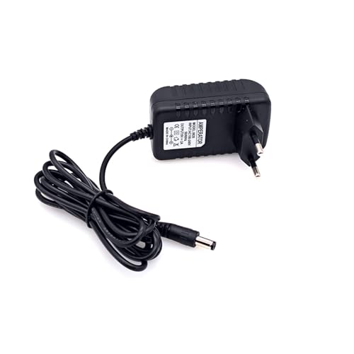 JZK 6V 2A Ladegerät mit Ladekabel, 5,5mm x 2,5mm DC Stecker, kompatibel mit 5,5mm x 2,1mm, AC Adapter Stecker Ersatz, Netzteil 12W JZK 6V 2A Ladegerät mit Ladekabel, 5,5mm x 2,5mm DC Stecker, kompatibel mit 5,5mm x 2,1mm, AC Adapter Stecker Ersatz, Netzteil 12W von JZK