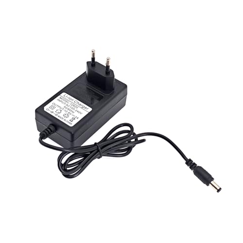 JZK DC 12.6V 2A AC Adapter Ersatz, Li-Ionen Lithium Akku Ladegerät, maximale 25.2W Stromversorgung, Ladestecker JZK DC 12.6V 2A AC Adapter Ersatz, Li-Ionen Lithium Akku Ladegerät, maximale 25.2W Stromversorgung, Ladestecker von JZK