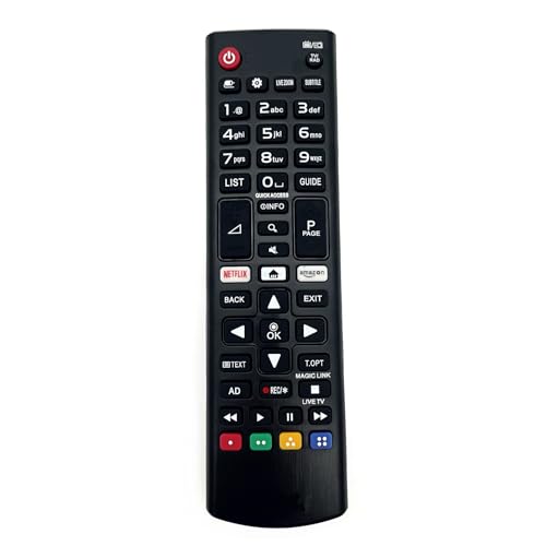 JZK Fernbedienung für LG Smart TV, Ersatz-Fernbedienung für LG LED LCD-Fernseher, keine Einrichtung erforderlich JZK Fernbedienung für LG Smart TV, Ersatz-Fernbedienung für LG LED LCD-Fernseher, keine Einrichtung erforderlich von JZK