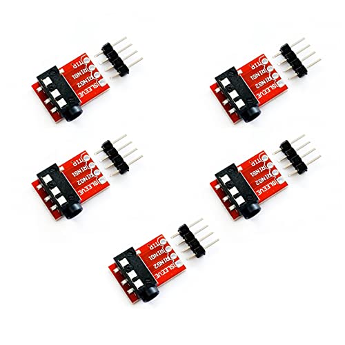 JZK TRRS 3,5 mm Audio-Klinkenstecker, Breakout-Board, Kopfhörer, Video, MP3-Klinkenstecker, TRRS 3,5 mm Klinke, Breakout-Headset, Audio-Stereo-Mikrofonbuchse, Schnittstellenmodul von JZK