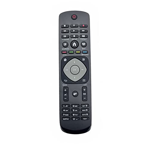 JZK TV-Fernbedienung Ersatz für Philips 398GR8BD1NEPHH, 24PFT4109/12, HOF13L798GPD5, 32PFK4309/12, 32PHH4109/88, 32PHK4309/12, 32PHT4309/12, 47PFT4309/12. 109, 90 cm. .9659E+11, 32PFH4109/88 ... JZK TV-Fernbedienung Ersatz für Philips 398GR8BD1NEPHH, 24PFT4109/12, HOF13L798GPD5, 32PFK4309/12, 32PHH4109/88, 32PHK4309/12, 32PHT4309/12, 47PFT4309/12. 109, 90 cm. .9659E+11, 32PFH4109/88 ... von JZK