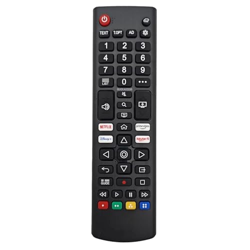 JZK Universal-Fernbedienung für LG Smart TV, für LG TV, alle Modelle, LCD, LED, HDTV, UHD-TV, Fernbedienung, mit Netflix, Prime Video, für Disney+, für Rakuten TV-Tasten JZK Universal-Fernbedienung für LG Smart TV, für LG TV, alle Modelle, LCD, LED, HDTV, UHD-TV, Fernbedienung, mit Netflix, Prime Video, für Disney+, für Rakuten TV-Tasten von JZK